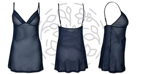 Mesh Babydoll Navy Camisole Essential Lingerie For Women