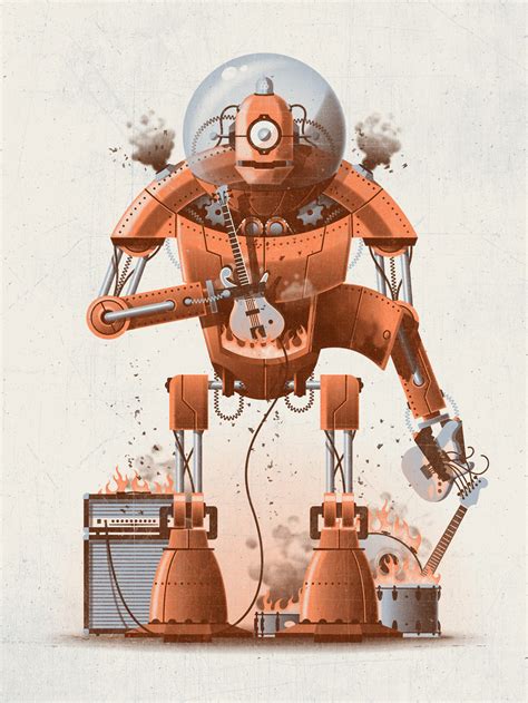 Robot Art Print — Dkng