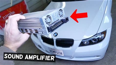 HOW TO REMOVE AND REPLACE SOUND AMPLIFIER ON BMW E90 E91 E92 E93