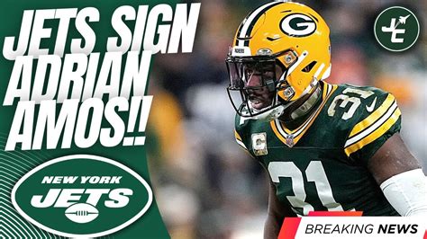 Breaking New York Jets Sign Adrian Amos 1 Year Contract Up To 4