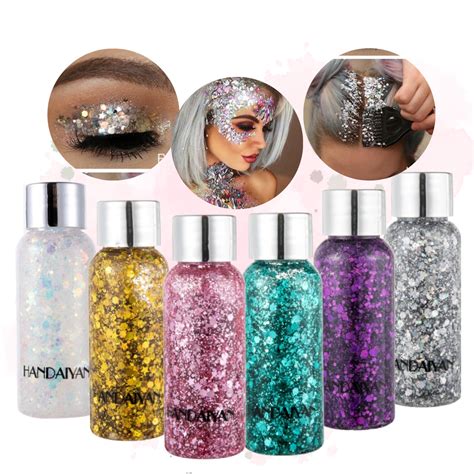 Body Glitter Maquillaje Cabello Cuerpo Brillos Colores 1pz Universo