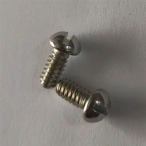 Polished Ss Round Head Screw For Hardware Fitting Size Inch At Rs