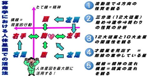 才能、特性をみる人体星図 ビジネス・人生指標に活かす 心理学 と 算命学