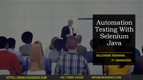 Automation Testing With Selenium Java