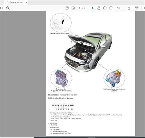 Hyundai Ioniq Hybrid 2017 Service Repair Manual Auto Repair Manual