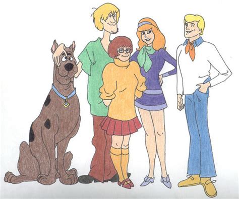 Hand Drawn Scooby Doo Gang By Starsurfer On Deviantart