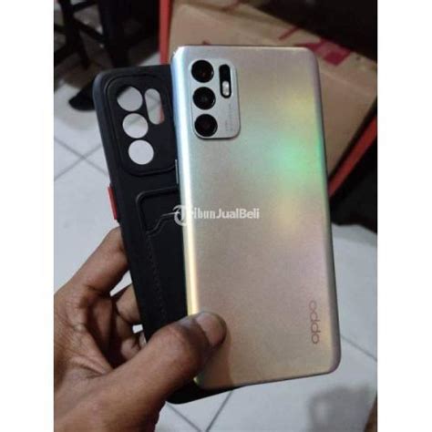 HP OPPO Reno 6 8 3 128GB Bekas Mulus Nominus Normal Siap Pakai Di