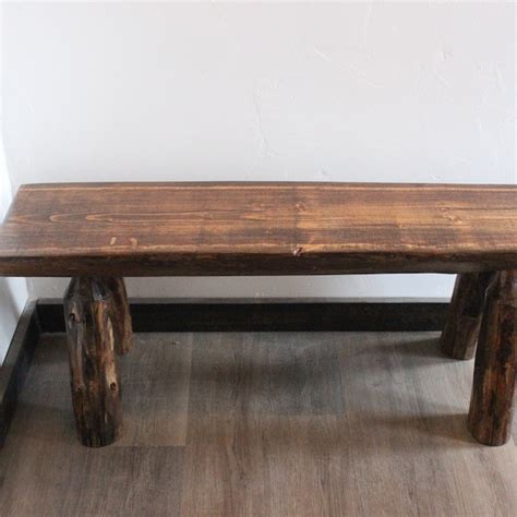 log bench etsy