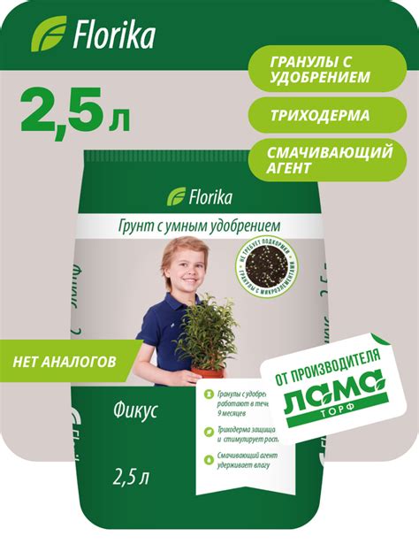 Florika / Цветочный грунт для комнатных растений / Земля для фикуса и ...