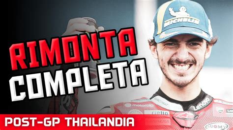 OLIVEIRA Vince In Thailandia BAGNAIA Completa La Rimonta MONDIALE