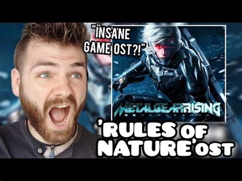 First Time Hearing Rules Of Nature Metal Gear Rising Revengeance