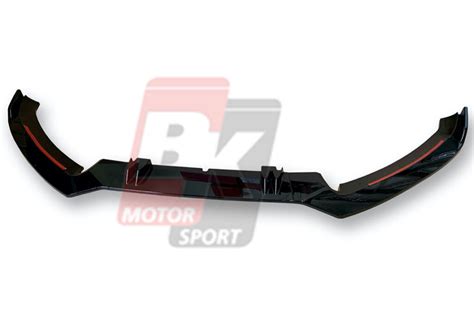 Bkm Front Lip For Bkm Bumper Glossy Black Fits Audi A5s5 B80b85