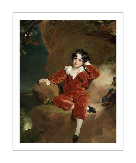 The Red Boy Charles William Lambton 1825 By Thomas Lawrence Wall Art