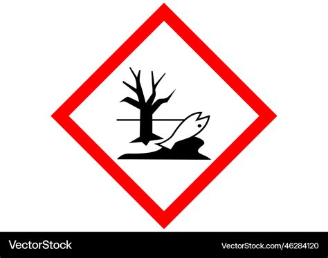 Environmental hazard Royalty Free Vector Image