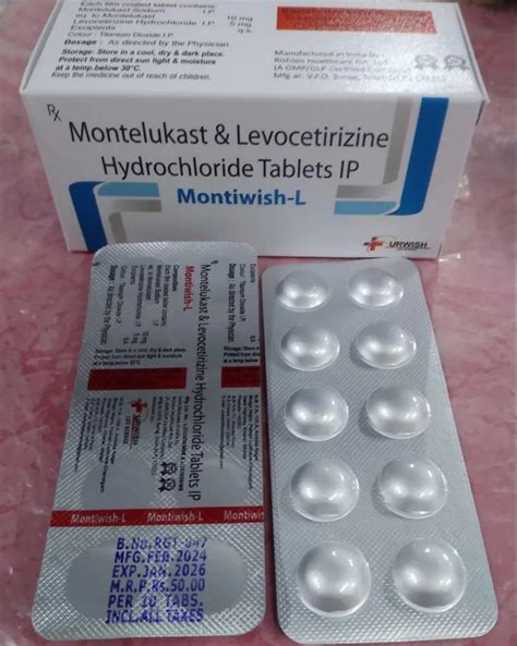 Montelukast Levocetirizine Hydrochloride Tablets Ip At Rs Box