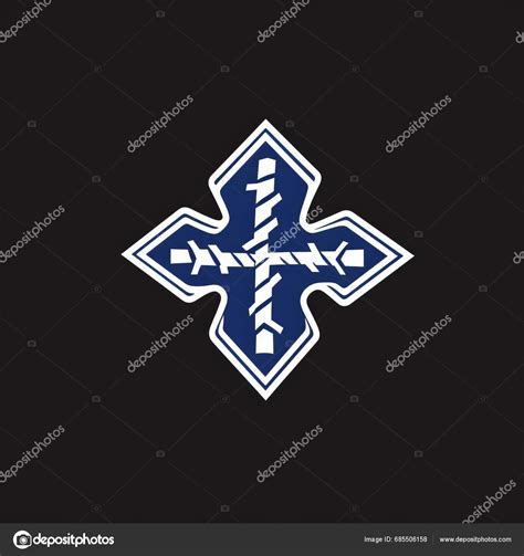 Cross Logo Design Vector Template Stock Vector by ©feepic 685506158