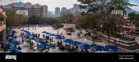 Panorama of Discovery Bay Plaza, Lantau Island, Hong Kong, 2010 Stock ...