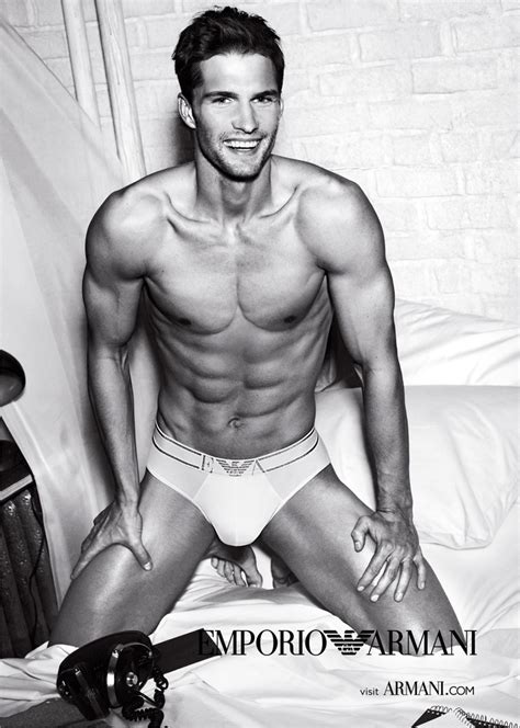 Tomas Skoloudik Strips Down For Emporio Armani S Spring Summer