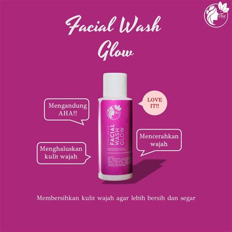 Facial Wash Glow Fastderm Fastderm Facial Wash Glow Ecer Original