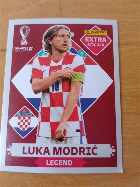 Figurinha Extra Sticker Luka Modric Item P Esporte E Outdoor Nunca