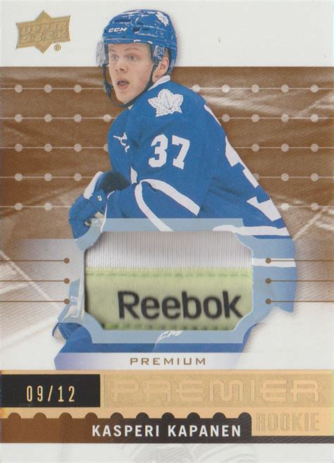 Kasperi Kapanen 2016 17 Upper Deck Premier Rookie Jersey Flickr