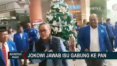 Respons Presiden Jokowi Soal Klaim Dirinya Bergabung Dengan PAN Video