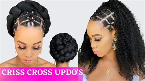 Stylish Rubber Band Hairstyle For C Natural Hair