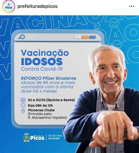 Prefeitura De Picos Coordenadora De Imunização De Picos Fala Sobre Reforço De Vacinação