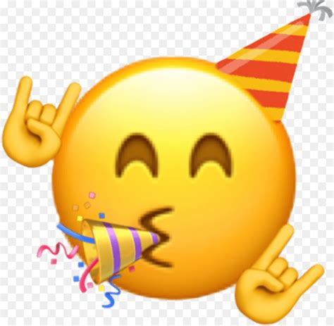 Fiesta Party Celebracion Emoji Rumbafreetoedit Party Emoji Clothing