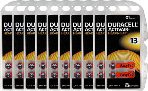 Amazon Duracell Activair Easy Tab Size Batteries Health