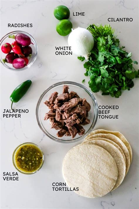 How To Make Tacos De Lengua Beef Tongue Taco Recipe Prepare Nourish