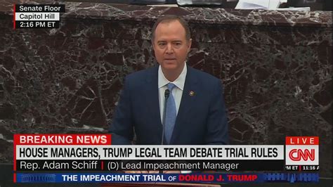 Adam Schiff on Trump impeachment trial rules: "The truth will come out"