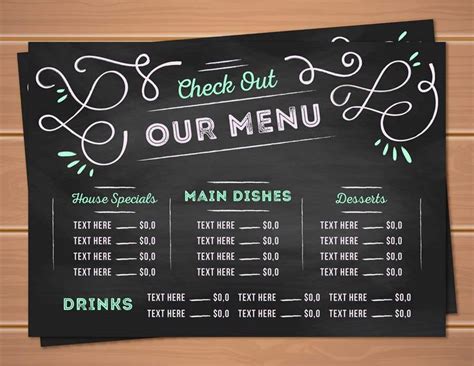 Entry #52 by MaheshNagdive for Modern Cafe Menu Board Design | Freelancer