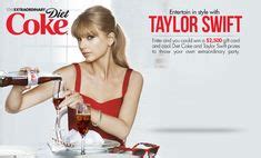 Testimonial: This ad uses the celebrity Taylor Swift drinking Coke ...