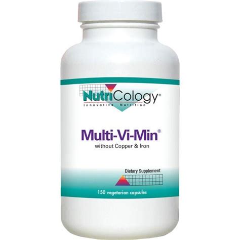 Nutricology Innovative Nutrition Multi Vi Min Without Copper And Iron