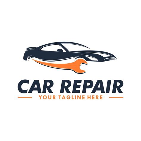 Car Repair Logo Design Template Inspiration 17227084 Vector Art At Vecteezy