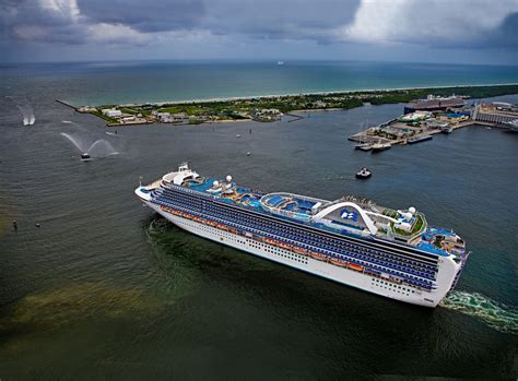 Emerald Princess Starts Its Journey From Port Everglades Princess