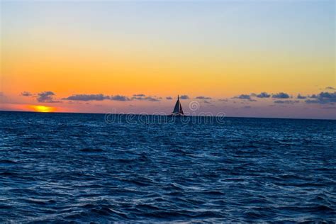 Sunset At Eagle Beach On Aruba Island In The Caribbean Stunning