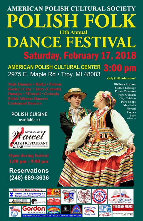 Troy, MI - 11th Annual Polish Folk Dance Festival - PRCUALife