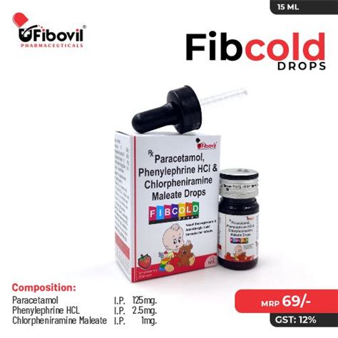 Fibcold Drop Fibovil Pharmaceuticals