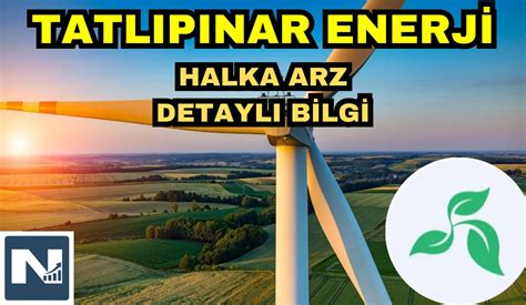 Tatlıpınar Enerji Üretim A Ş TATEN Halka Arz Detaylı Bilgiler