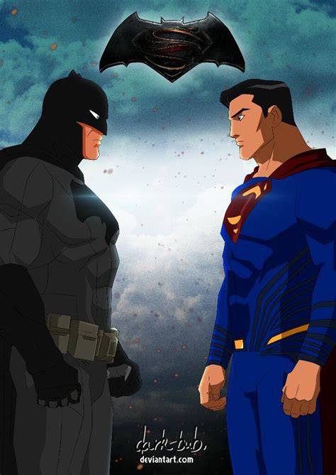 Batman vs Superman animated | Batman v superman poster, Batman vs ...