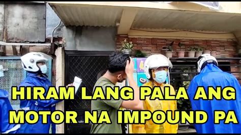 Hiram Lang Pala Ang Motor Na Impound Pa Clearing Operation Youtube