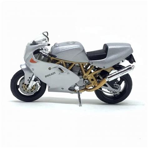 Miniatura Moto Ducati Supersport Final Prata Burago