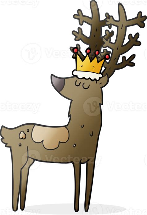 Cartoon Stag King 39926911 Png