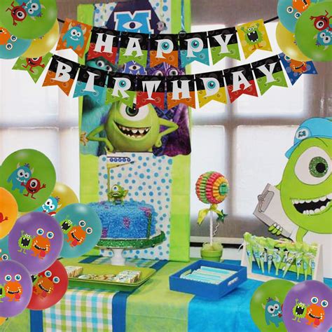 Monster Bash Party Decorations - Monster Birthday Balloons Happy ...