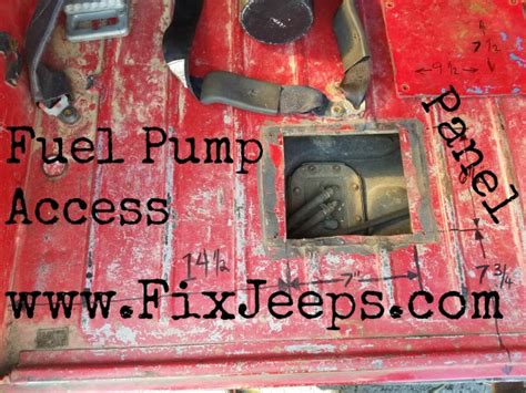 Jeep Yj Fuel Pump