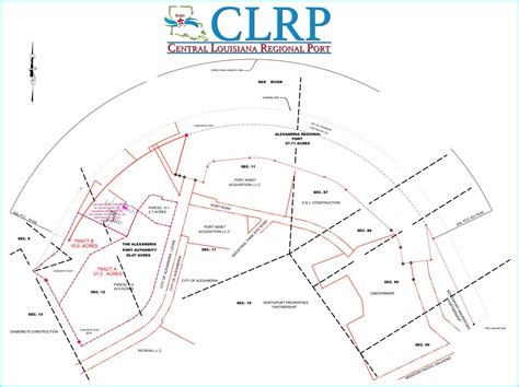 Printable Map - CLR Port - Central Louisiana Regional Port