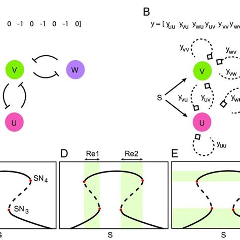 A Mushroom Shaped Bifurcation Diagram And B Saddle Node Bifurcation