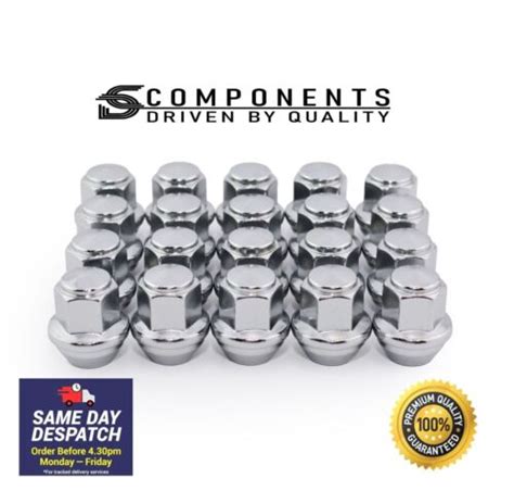 20 X ALLOY WHEEL NUTS FORD FOCUS MK1 MK2 MK3 ST RS M12 X 1 5 Solid BOLT